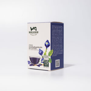 เครื่องดื่มดอกอัญชันออร์แกนิค ผสมชาแดงอัสสัม