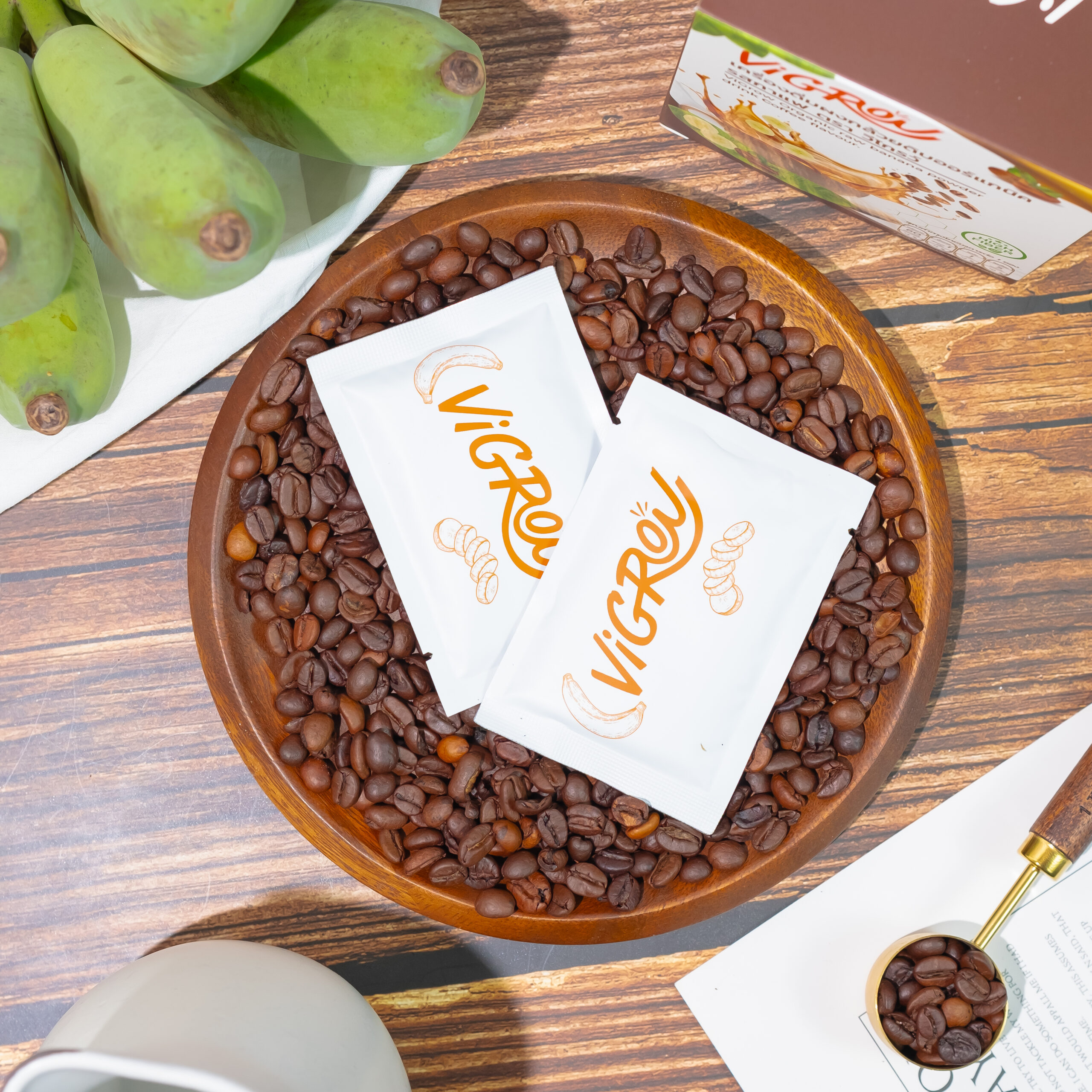 วีไกรว์ เครื่องดื่มผงกล้วยดิบออร์แกนิก ชงดื่ม (รสกาแฟ) - Image 4